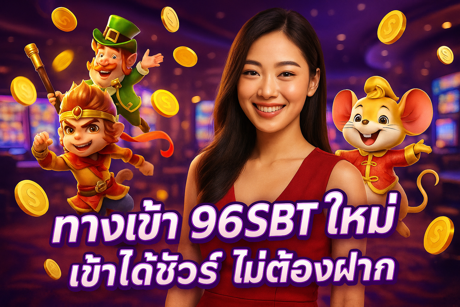 ทางเข้า 96SBT ใหม่ เข้าได้ชัวร์ ไม่ต้องฝาก