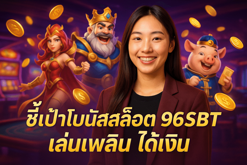 ชี้เป้าโบนัสสล็อต 96SBT เล่นเพลิน ได้เงิน